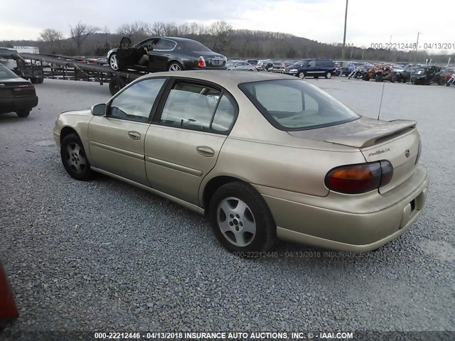 1G1NE52J33M721235 - 2003 CHEVROLET MALIBU LS 金色 照片 3