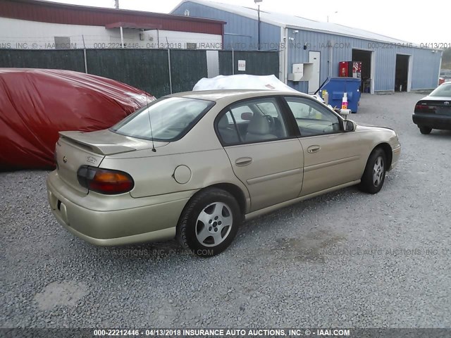 1G1NE52J33M721235 - 2003 CHEVROLET MALIBU LS 金色 照片 4