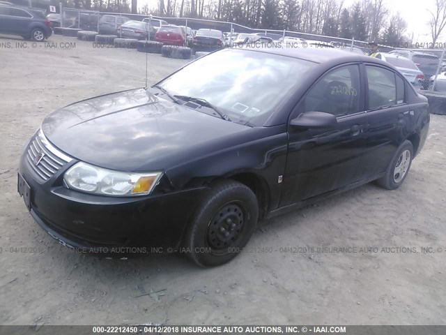 1G8AG52F65Z161643 - 2005 SATURN ION LEVEL 1 BLACK photo 2