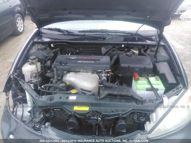 4T1BE32KX4U317546 - 2004 TOYOTA CAMRY LE/XLE/SE 绿色 照片 10