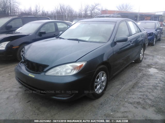 4T1BE32KX4U317546 - 2004 TOYOTA CAMRY LE/XLE/SE 绿色 照片 2