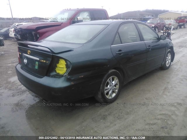 4T1BE32KX4U317546 - 2004 TOYOTA CAMRY LE/XLE/SE 绿色 照片 4