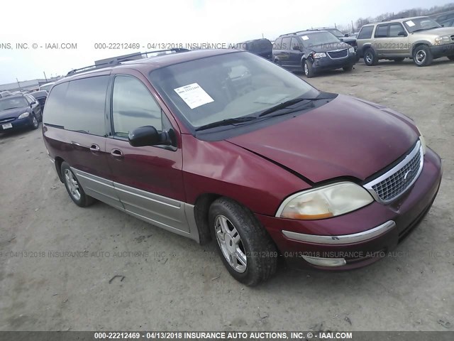 2FMZA56403BB74032 - 2003 FORD WINDSTAR SEL RED photo 1