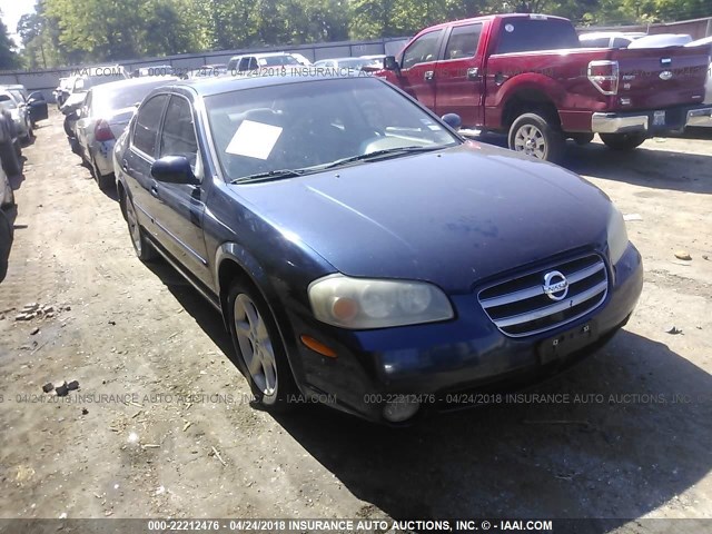 JN1DA31D03T521338 - 2003 NISSAN MAXIMA GLE/GXE/SE BLUE photo 1