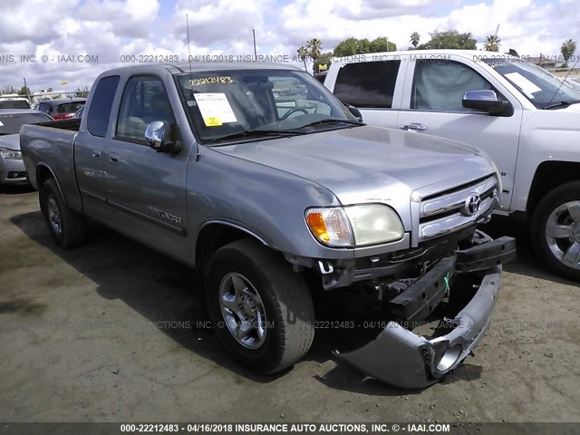 5TBRT34143S418249 - 2003 TOYOTA TUNDRA ACCESS CAB SR5 SILVER photo 1