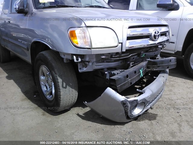5TBRT34143S418249 - 2003 TOYOTA TUNDRA ACCESS CAB SR5 SILVER photo 6