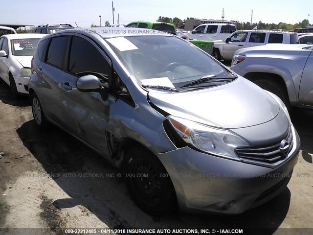 3N1CE2CP9EL393285 - 2014 NISSAN VERSA NOTE S/S PLUS/SV/SL GRAY photo 1