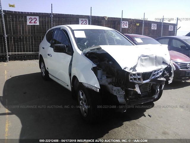 JN8AS5MT3EW602111 - 2014 NISSAN ROGUE SELECT S WHITE photo 1