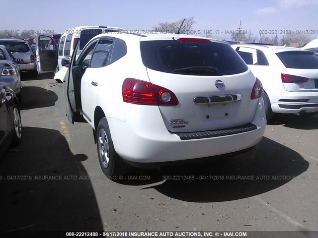 JN8AS5MT3EW602111 - 2014 NISSAN ROGUE SELECT S WHITE photo 3