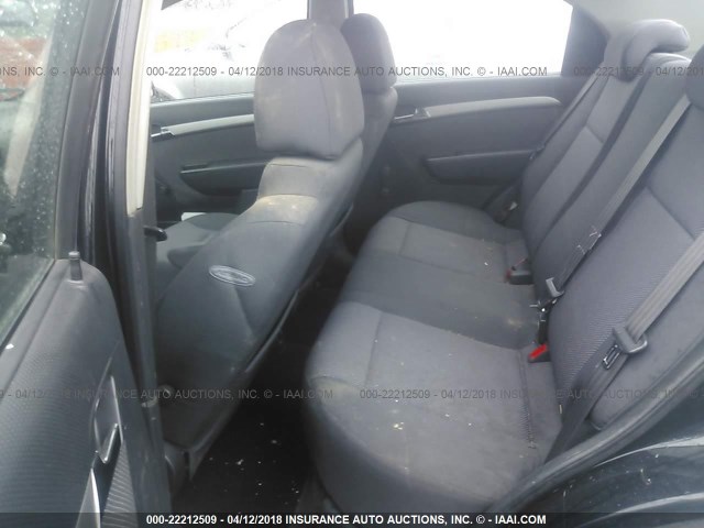 KL1TD5DE7BB181472 - 2011 CHEVROLET AVEO LS/LT 黑色 照片 8