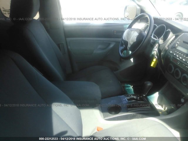 5TETX22N38Z528513 - 2008 TOYOTA TACOMA ACCESS CAB Silber Foto 5