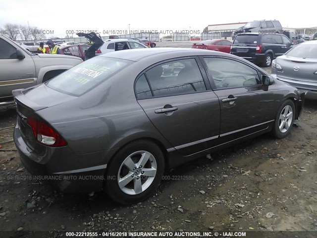 19XFA1F67BE037498 - 2011 HONDA CIVIC LX-S GRAY photo 4