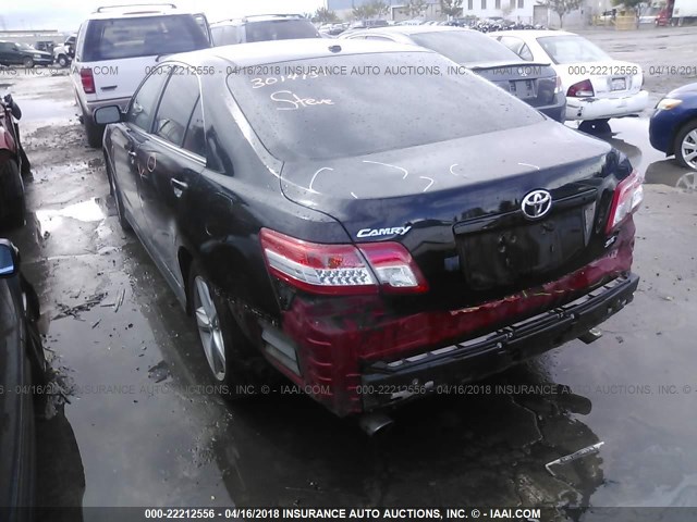 4T1BF3EK8AU061251 - 2010 TOYOTA CAMRY SE/LE/XLE Қара фото 3