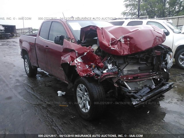 1GCHSBEA9F1178924 - 2015 CHEVROLET COLORADO LT RED photo 1