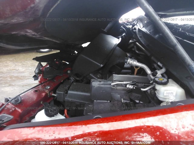 1GCHSBEA9F1178924 - 2015 CHEVROLET COLORADO LT RED photo 10