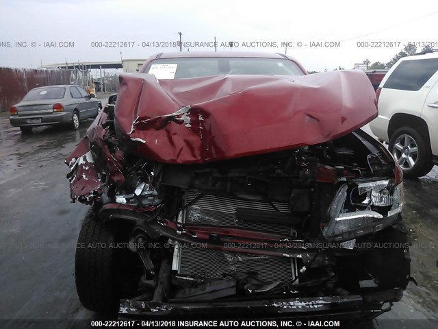 1GCHSBEA9F1178924 - 2015 CHEVROLET COLORADO LT RED photo 6