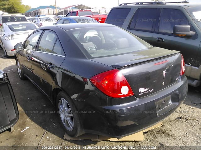 1G2ZG528554175982 - 2005 PONTIAC G6 BLACK photo 3