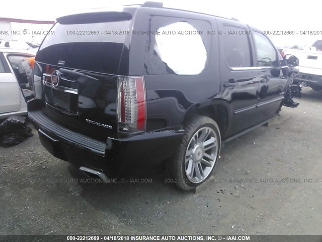 1GYS3CEF4ER239823 - 2014 CADILLAC ESCALADE PREMIUM BLACK photo 4