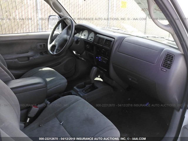 5TEGN92N14Z346674 - 2004 TOYOTA TACOMA DOUBLE CAB PRERUNNER WHITE photo 5