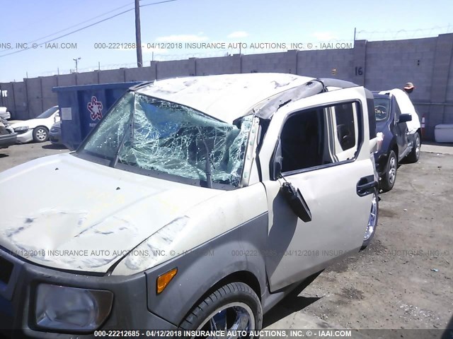 5J6YH18385L010565 - 2005 HONDA ELEMENT LX TAN photo 6