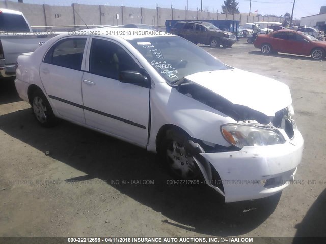 1NXBR32EX3Z036232 - 2003 TOYOTA COROLLA CE/LE/S WHITE photo 1