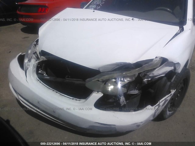 1NXBR32EX3Z036232 - 2003 TOYOTA COROLLA CE/LE/S WHITE photo 6