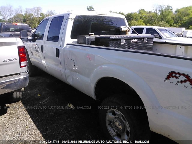 1FT7W3BT1EEB09504 - 2014 FORD F350 SUPER DUTY WHITE photo 6