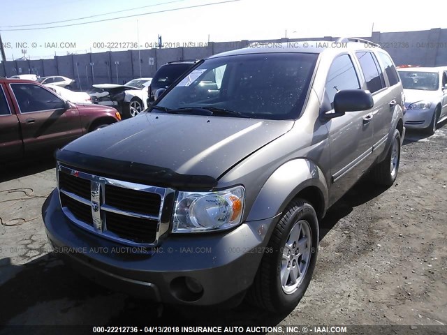 1D8HB48P07F568649 - 2007 DODGE DURANGO SLT Champagne photo 2