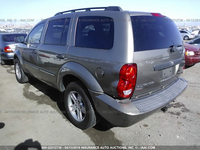 1D8HB48P07F568649 - 2007 DODGE DURANGO SLT Champagne photo 3