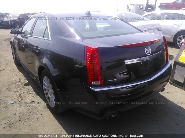 1G6DA5EG3A0143563 - 2010 CADILLAC CTS MAROON photo 3