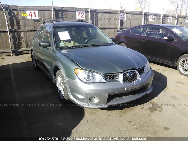 JF1GG63657H810402 - 2007 SUBARU IMPREZA OUTBACK SPORT/OUTBACK SPC GREEN photo 1