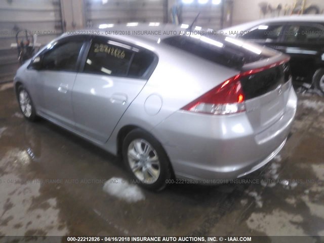 JHMZE2H79AS023450 - 2010 HONDA INSIGHT EX SILVER photo 3