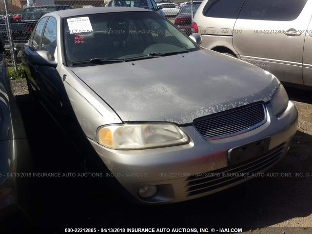 3N1BB51D81L107290 - 2001 NISSAN SENTRA SE BEIGE photo 1