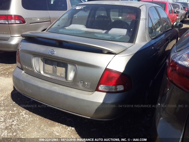 3N1BB51D81L107290 - 2001 NISSAN SENTRA SE BEIGE photo 4