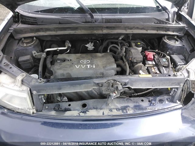 JTLKT334X64094197 - 2006 TOYOTA SCION XB BLUE photo 10