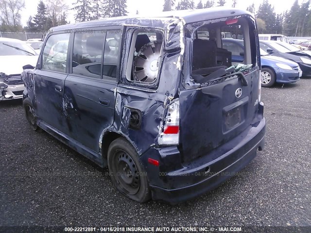 JTLKT334X64094197 - 2006 TOYOTA SCION XB BLUE photo 3
