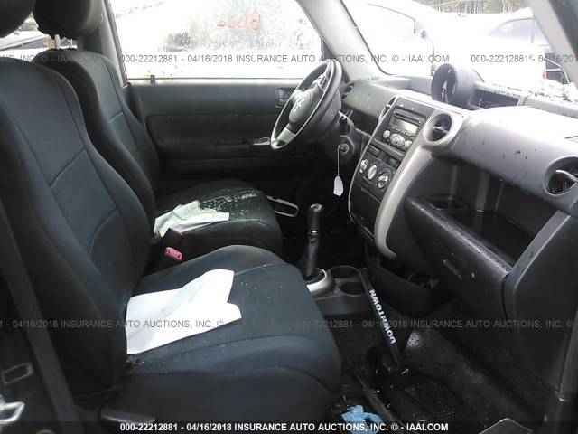 JTLKT334X64094197 - 2006 TOYOTA SCION XB BLUE photo 5