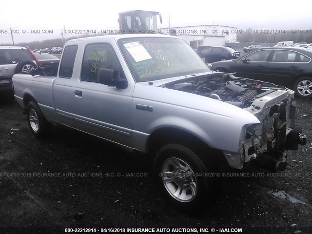 1FTYR14UX7PA97902 - 2007 FORD RANGER SUPER CAB SILVER photo 1