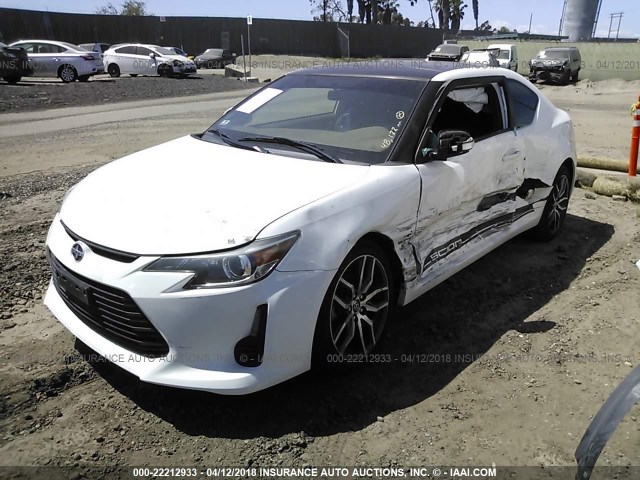 JTKJF5C76E3083781 - 2014 TOYOTA SCION TC 白色 照片 2