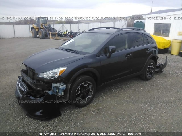 JF2GPACC8E8299656 - 2014 SUBARU XV CROSSTREK 2.0 PREMIUM GRAY photo 2