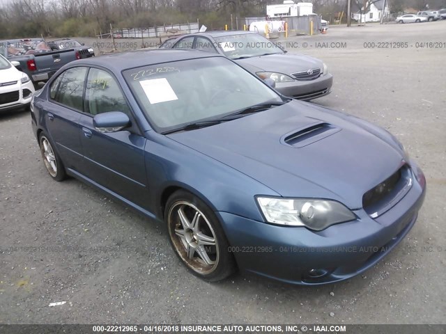 4S3BL676X56211238 - 2005 SUBARU LEGACY GT LIMITED BLUE photo 1