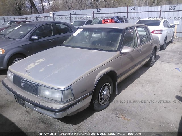 1G4CW51C1J1685876 - 1988 BUICK ELECTRA PARK AVENUE GOLD photo 2