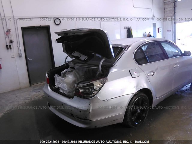 WBANF73516CC34157 - 2006 BMW 530 XI SILVER photo 6