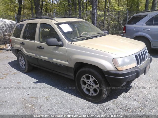 1J4GW48S8YC304448 - 2000 JEEP GRAND CHEROKEE LAREDO GOLD photo 1