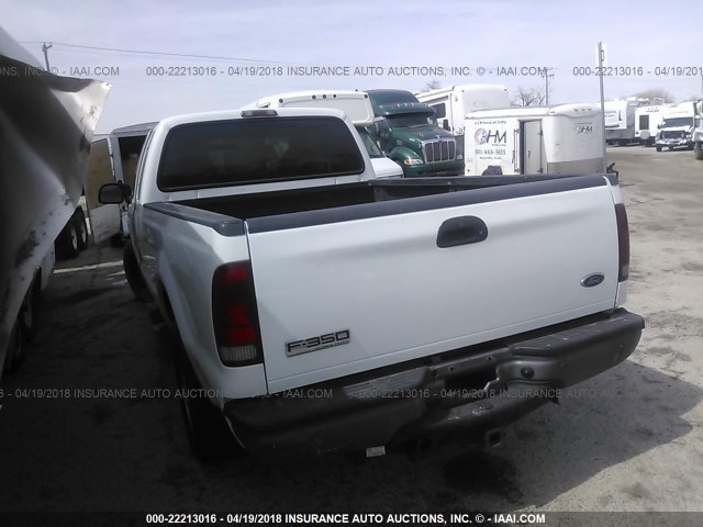 1FTWX30P66EC68017 - 2006 FORD F350 SRW SUPER DUTY WHITE photo 3