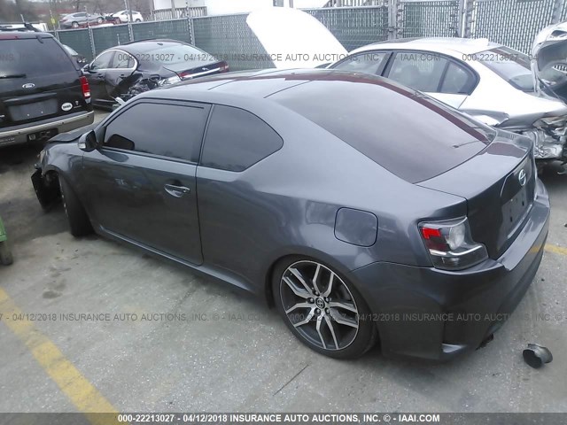 JTKJF5C73E3085665 - 2014 TOYOTA SCION TC 灰色 照片 3