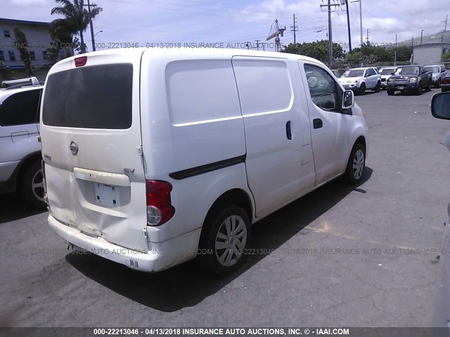 3N6CM0KN6GK691111 - 2016 NISSAN NV200 2.5S/2.5SV WHITE photo 4