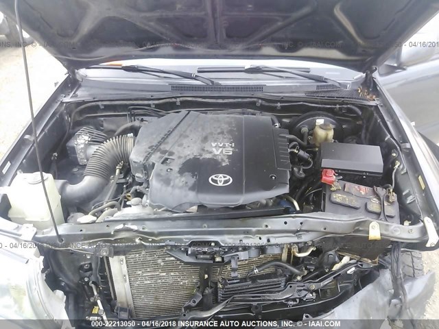 3TMLU42N29M030676 - 2009 TOYOTA TACOMA DOUBLE CAB ნაცრისფერი ფოტო 10