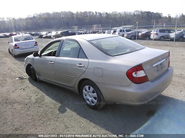 4T1BE32K64U301117 - 2004 TOYOTA CAMRY LE/XLE/SE ოქროსფერი ფოტო 3