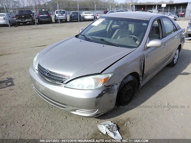 4T1BE32K64U301117 - 2004 TOYOTA CAMRY LE/XLE/SE ოქროსფერი ფოტო 6